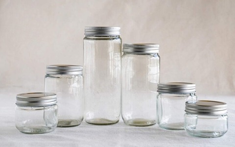 قیمت خرید جار شیشه ای درب فلزی + فروش ویژه